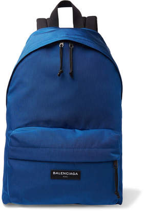 Balenciaga Explorer Canvas Backpack - Men - Cobalt blue