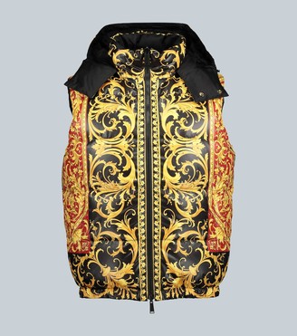 Versace Reversible down-filled gilet - ShopStyle Outerwear