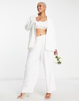Thumbnail for your product : Ever New Curve Bridal oversized suit blazer in ivory - part of a set