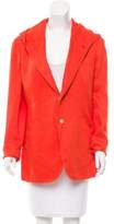 Thumbnail for your product : Caruso Linen Hooded Blazer w/ Tags Orange Linen Hooded Blazer w/ Tags