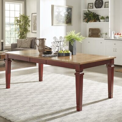 Lark Manor Alyra Extendable Solid Oak Dining Table - ShopStyle