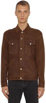 Thumbnail for your product : Giorgio Brato Stretch Leather Shirt Jacket