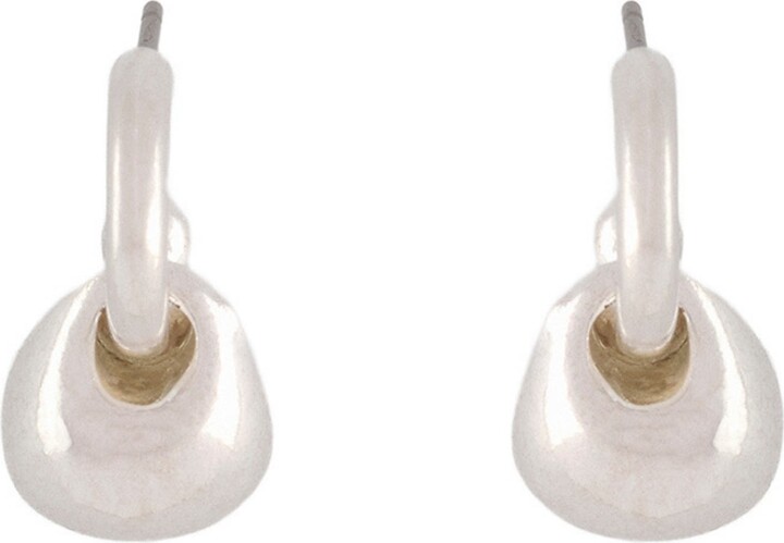 Susan Caplan Vintage 1980s Vintage Silver Drop Earrings