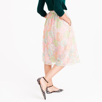 J.Crew Collection A-line skirt in Austrian tulle