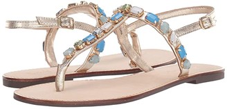 metallic dress sandals