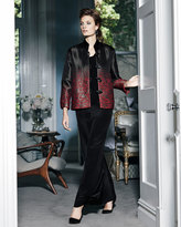 Thumbnail for your product : Caroline Rose Shimmering Stitch Jacquard Jacket, Women's