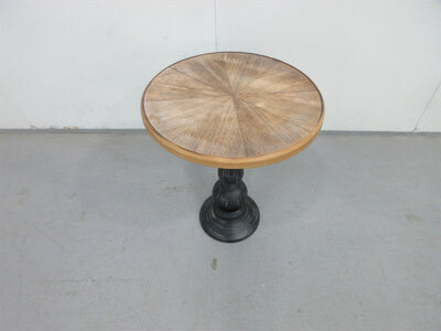 George Oliver Wooden End Tables Retro Side Table French Country Accent Coffee Side Table Modern Small Round Tea Table Pedestal Side End Table For Living Room Househ
