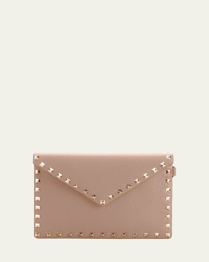 Valentino Garavani Rockstud Envelope Flap Wristlet Pouch