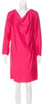 Thumbnail for your product : Lanvin Long Sleeve Knee-Length Dress