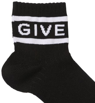 Givenchy 2 Pairs Of Cotton Knit Socks
