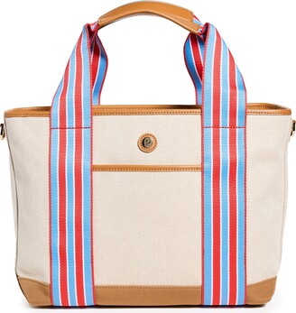 Paravel Net Sustain Cabana Leather and Canvas Tote - Women - Neutral Tote Bags