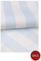 Thumbnail for your product : Graham & Brown Pastel Blue Stripe Wallpaper