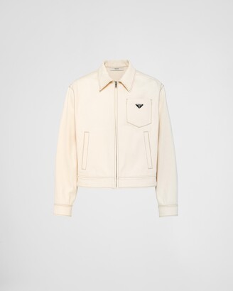 ブルゾン PRADA | Bull denim blouson jacket GFB299_12PA_F01CD_S_231 Prada Bull Denim Blouson Jacket | Black | FARFETCH