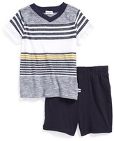 Thumbnail for your product : Splendid Stripe V-Neck T-Shirt & Shorts (Baby Boys)
