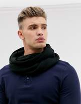 Thumbnail for your product : Jack and Jones snood scarf in black