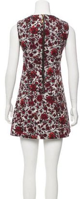 Louis Vuitton Floral Denim Dress