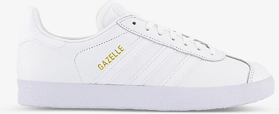 white leather gazelle womens