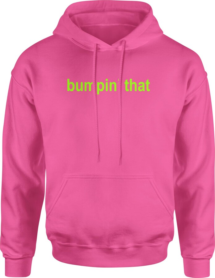 The Pxv Hoodie Bumpin' That Brat Music Adult Small Hot Pink
