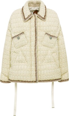 Tweed Puffer Jacket | Shop The Largest Collection | ShopStyle