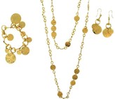 Thumbnail for your product : Gucci Floral Collection Horse-Bit 18K Yellow Gold 3 Piece Charm Set Necklace, Earrings and Bracelet