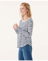 Thumbnail for your product : Splendid Zander Striped Long Sleeve Easy Crew