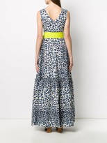 Thumbnail for your product : P.A.R.O.S.H. Leopard Print Long Dress