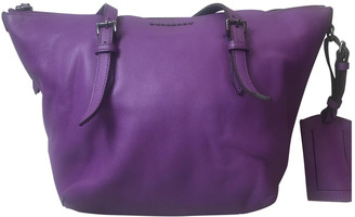 purple burberry bag