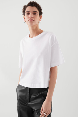 COS Cropped Cotton T-Shirt