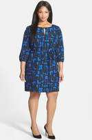 Thumbnail for your product : Tahari by ASL Print Belted Shift Dress