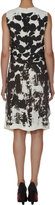 Thumbnail for your product : Cédric Charlier Abstract Dot-Print Sleeveless Sheath