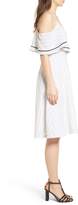 Thumbnail for your product : J.o.a. Cold Shoulder Midi Dress