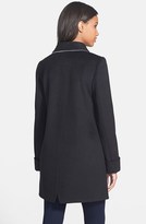 Thumbnail for your product : Vera Wang Zip Collar Wool Blend Coat (Online Only)