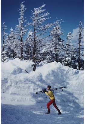 Jonathan Adler Slim Aarons Skier in Vermont" Photograph