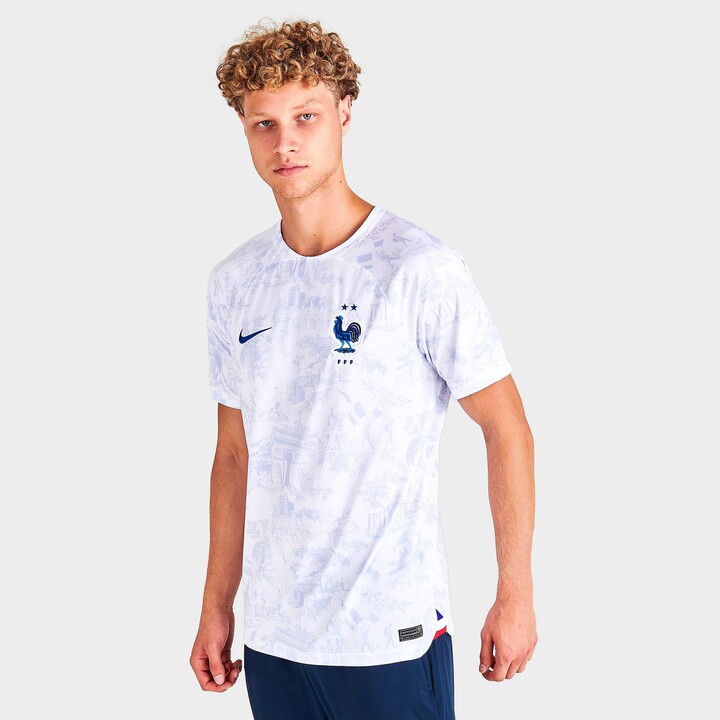 Nike Men's France Soccer 2022-23 Stadium Away Jersey - ShopStyle Shirts
