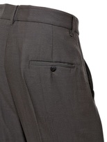 Thumbnail for your product : Rick Owens Astaire Cropped Wool Gauze Trousers