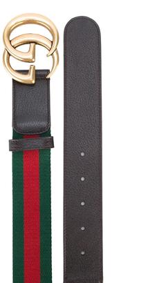 Gucci Web canvas belt