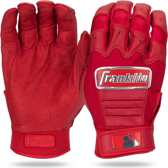 Boys' Franklin Sports MLB CFX Pro Baseball Batting Gloves Red Small