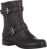 Thumbnail for your product : Gianvito Rossi Double-Buckle Moto Boots-Black