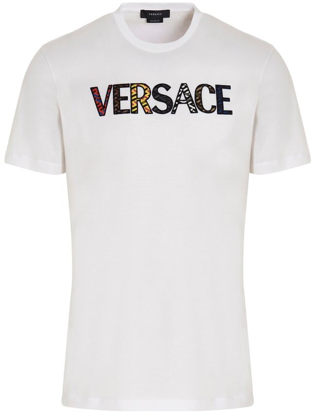 Versace Logo Print T-Shirt - ShopStyle