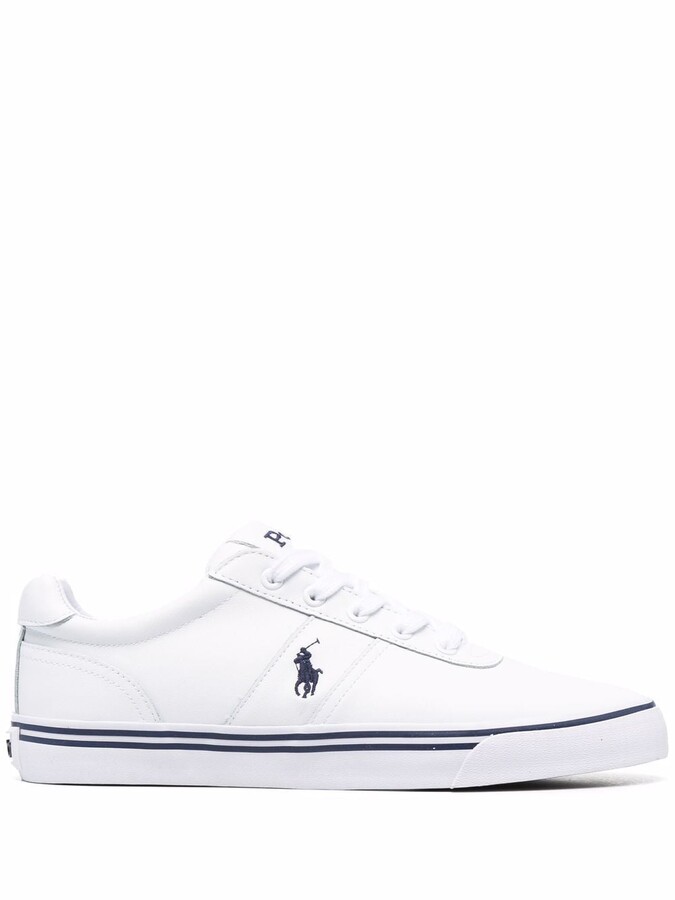 Polo Ralph Lauren White Leather Men's Shoes | Shop the world's largest  collection of fashion | ShopStyle