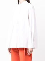 Thumbnail for your product : Dice Kayek Gathered Cotton Blouse