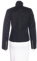 Thumbnail for your product : Alexander Wang Leather & Wool Jacket w/ Tags