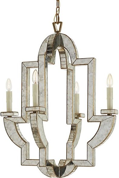 Visual Comfort Signature Lido Chandelier in Silver Size: 4 light