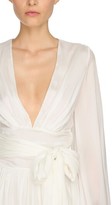Thumbnail for your product : Alexandre Vauthier Satin Chiffon Dress