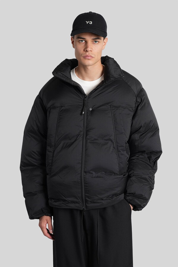 Y-3 Puffer In Black Polyamide
