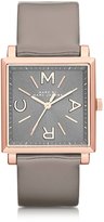 Thumbnail for your product : Marc by Marc Jacobs Truman 30mm Square Leather Strap Watch
