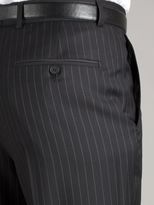 Thumbnail for your product : Green & Black Men's Racing Green Black stripe wool trousers