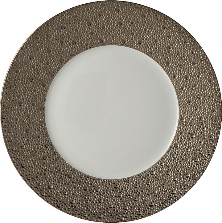 Bernardaud Ecume Platinum Salad Plate