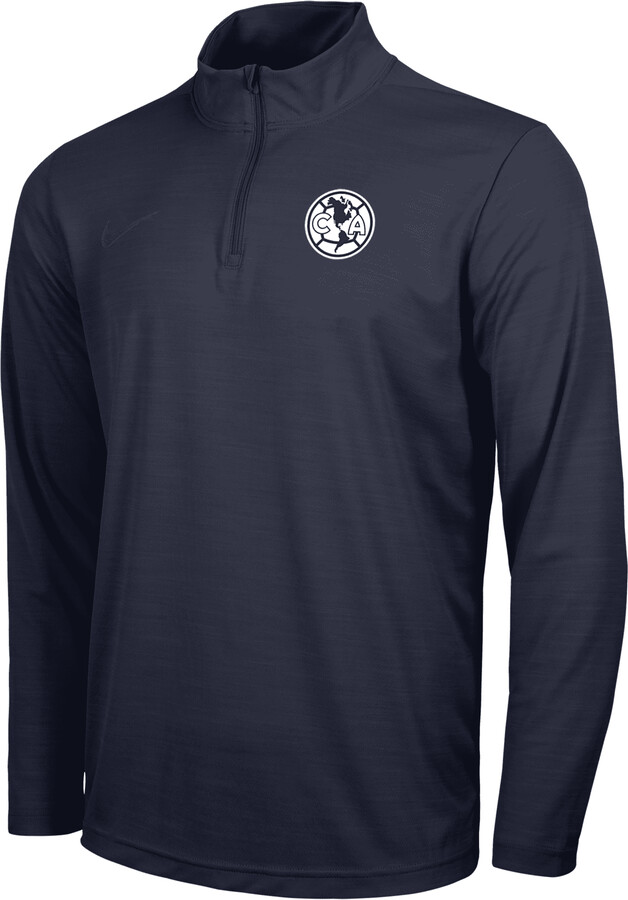 Nike Club America Men's 1/4Zip Intensity Top in Blue ShopStyle