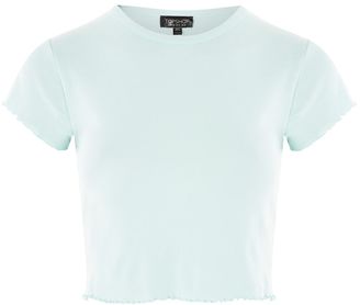 Topshop Frill Sleeve T-Shirt